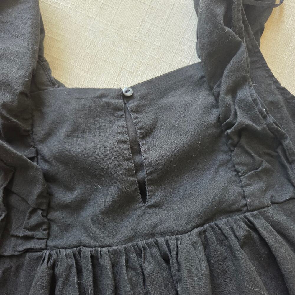 H&M Black Ruffle Sleeve Dress - Picture 6 of 6
